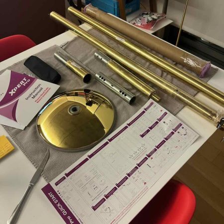 X-Pole Xpert Pro, Dance Pole, 40mm (Requires Extension) Brass