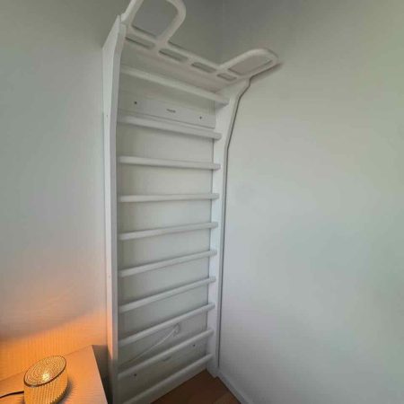 AARNI Wall Bars - Scandinavian Wooden Swedish Ladder, Solid Wood