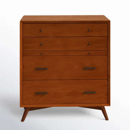 Williams 4 Drawer 38'' W Solid Wood Chest